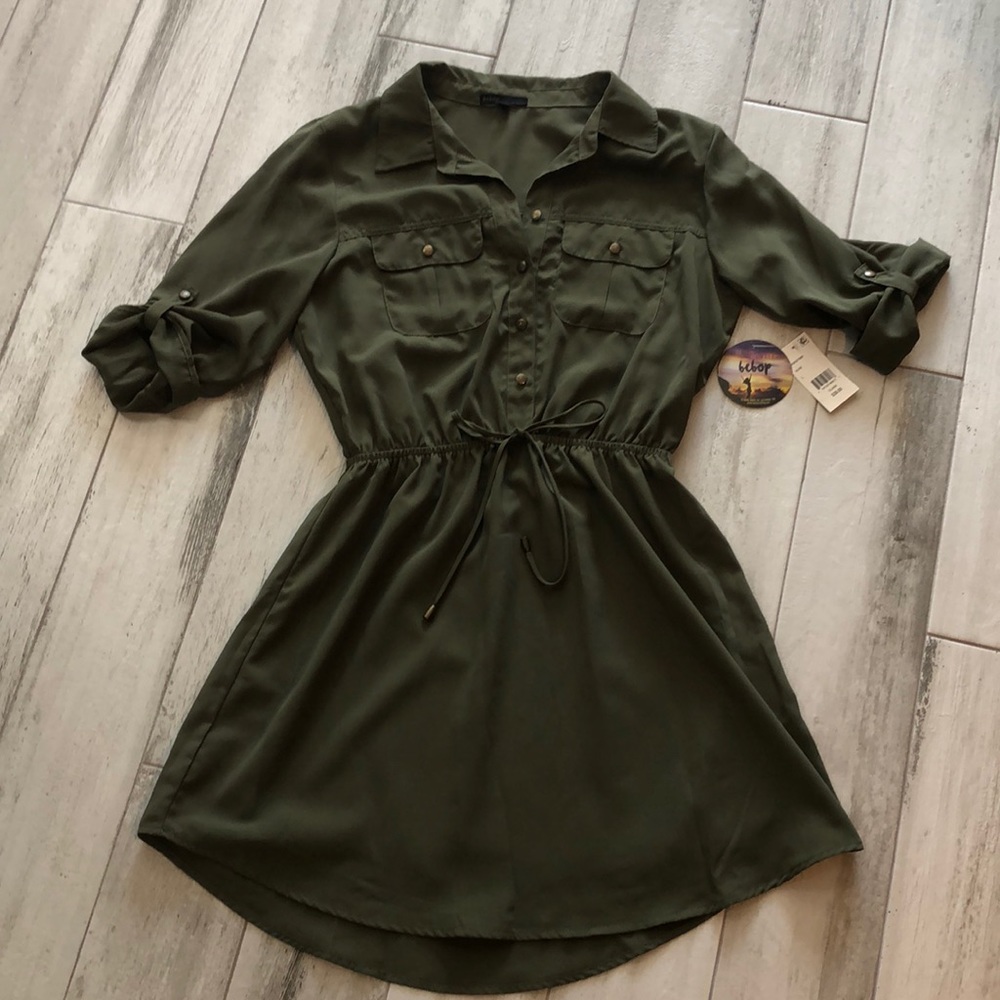 Olive Green Dress